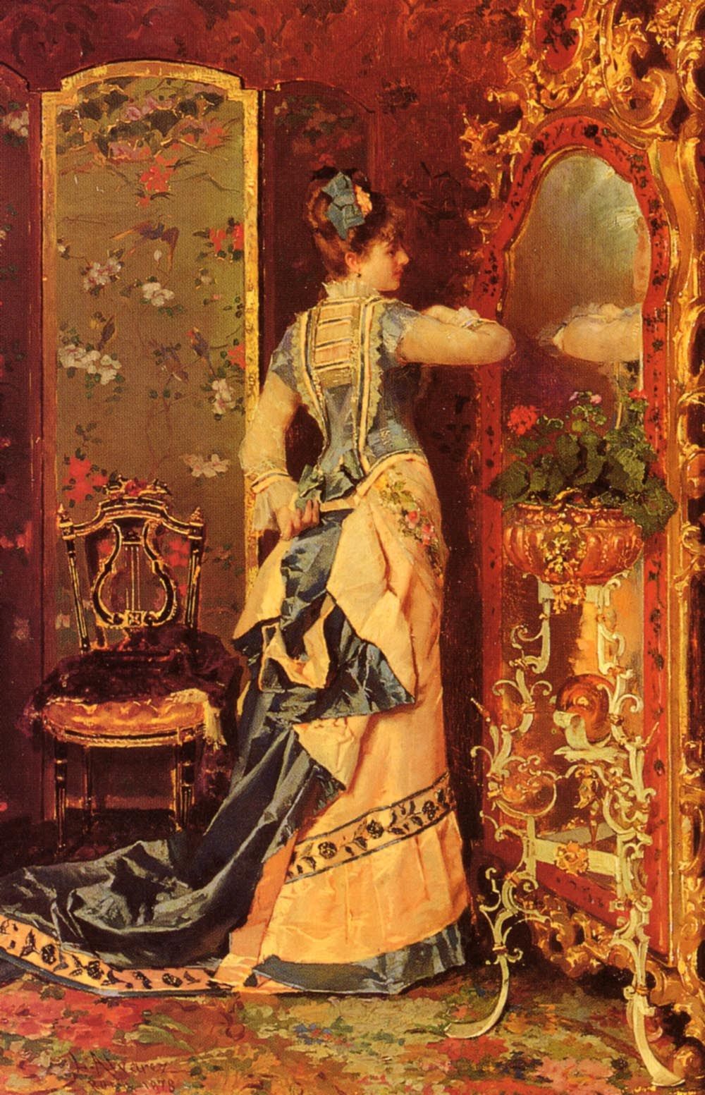 Luis Alvarez Catala Woman Before A Mirror